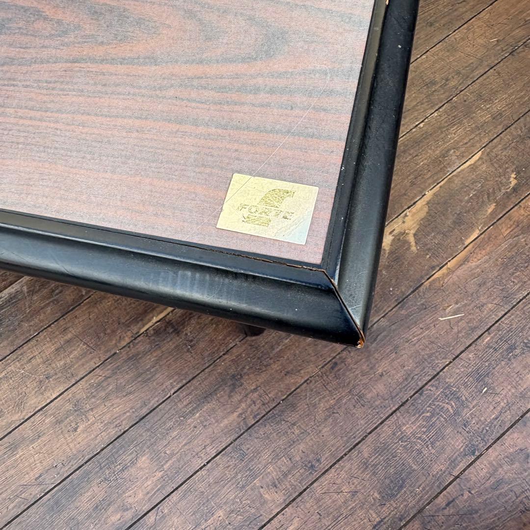 C1昭和レトロ フォルテ 木製サイドテーブル コーヒーテーブル センターテーブル