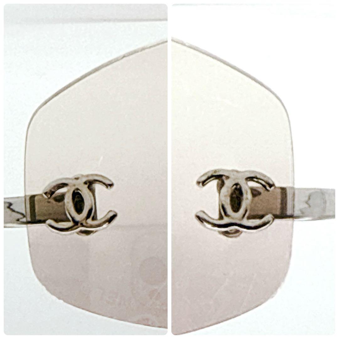 希少✨ CHANEL シャネル リムレス サングラス グラデーション ピンク