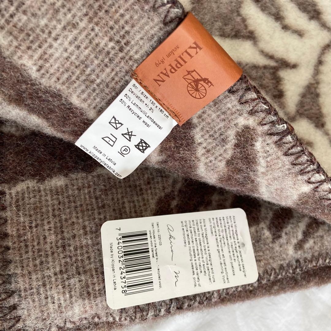 クリッパン×ミナペルホネン ハウスインザフォレスト ブランケット