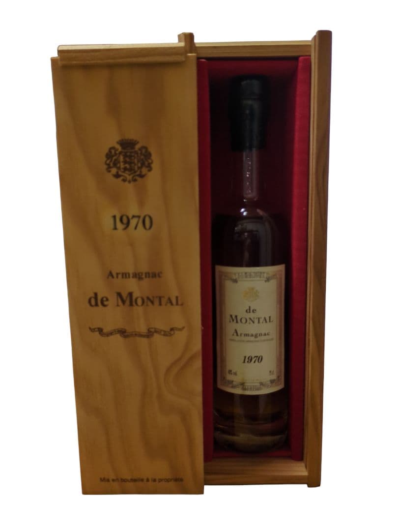 お値下げ☆de Montal Armagnac 1970 50cl
