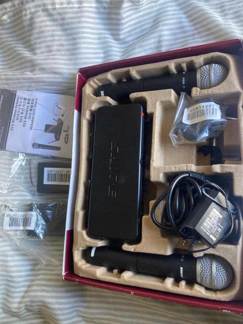 Shure SVX Wireless System デュアルマイク