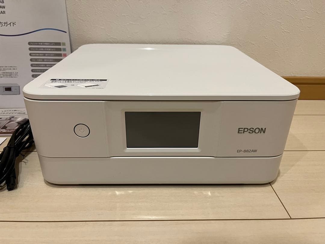 【ジャンク品】EPSON EP-882AW ホワイトプリンター