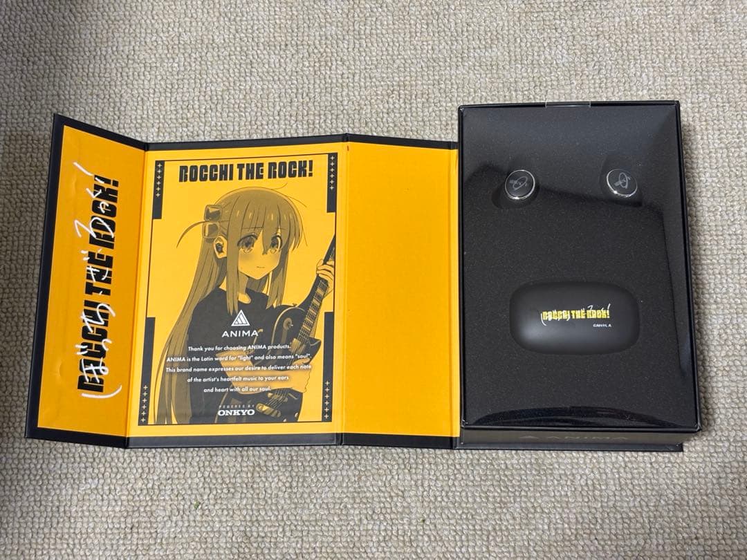 ANIMA ぼっちざろっく ワイヤレスイヤホン AOW01 ぼざろ 結束バンド