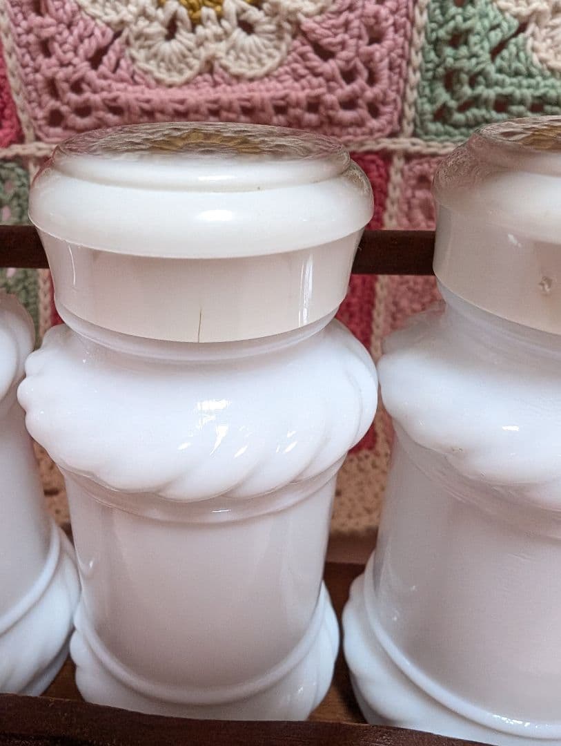 ヴィンテージ☆スパイスボトルラックセット＆マルチマット