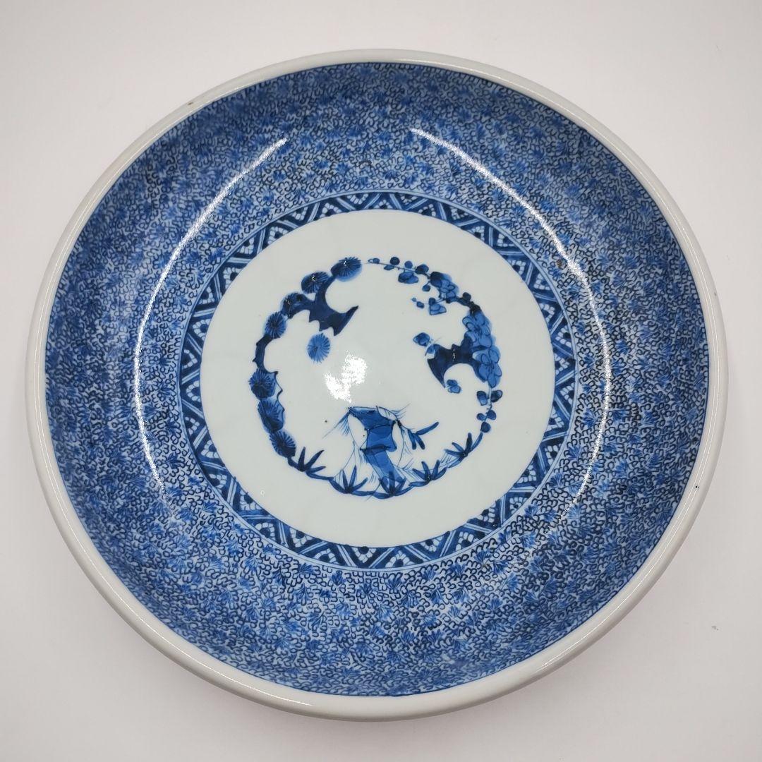 a【！！貴重！！】 太明成化年製 古伊万里 大皿 大鉢 食器 江戸時代 江戸食器