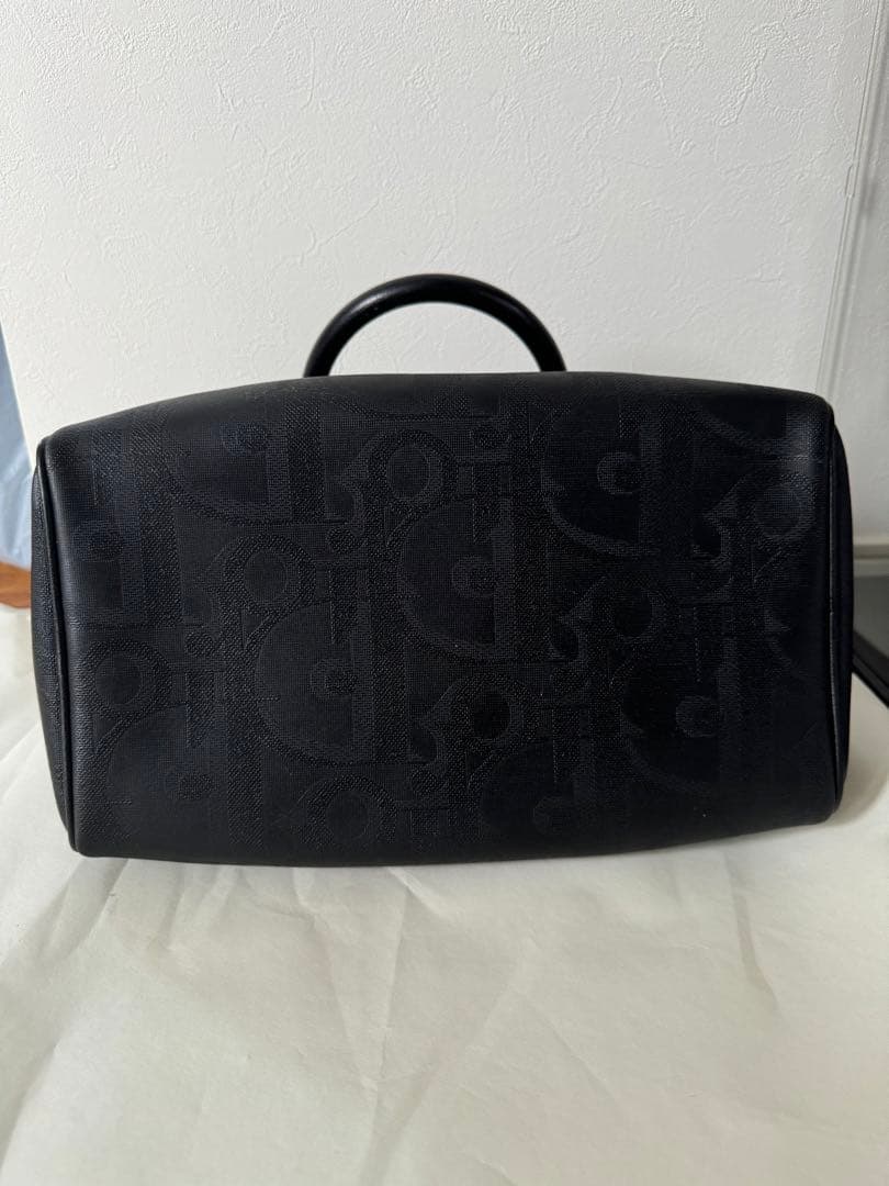 在庫セールChristian Dior ボストンバッグ トロッター柄 PVC