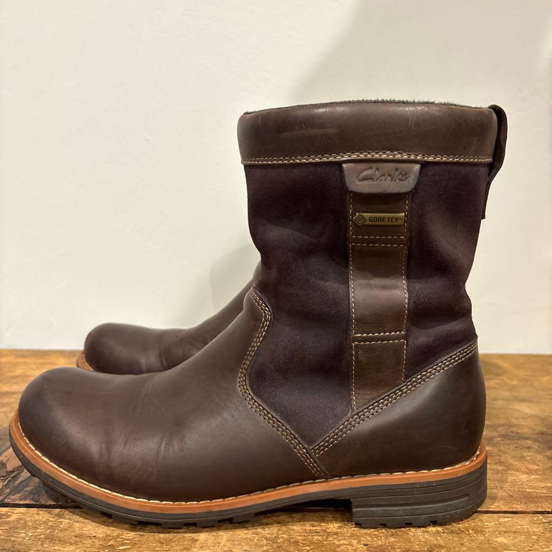 Clarks エンジニアブーツ ブラウン