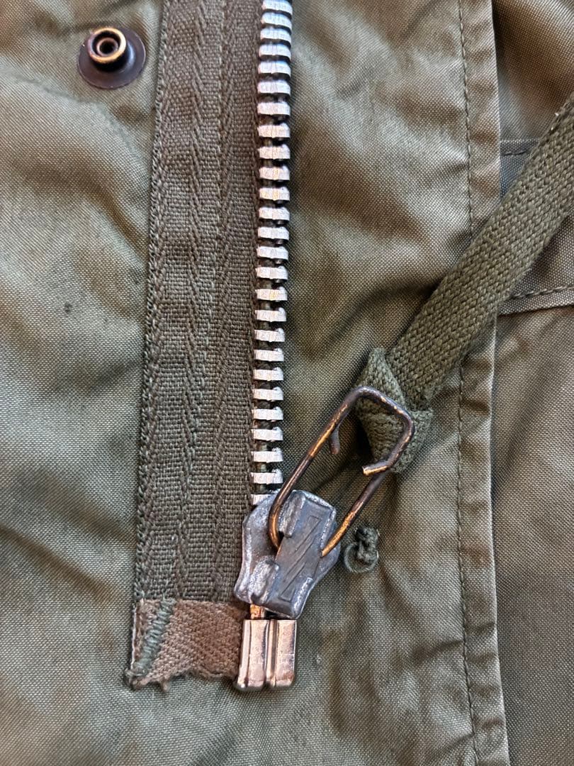 極美品 60s M-65 フィッシュテールパーカー XS アルミジップ