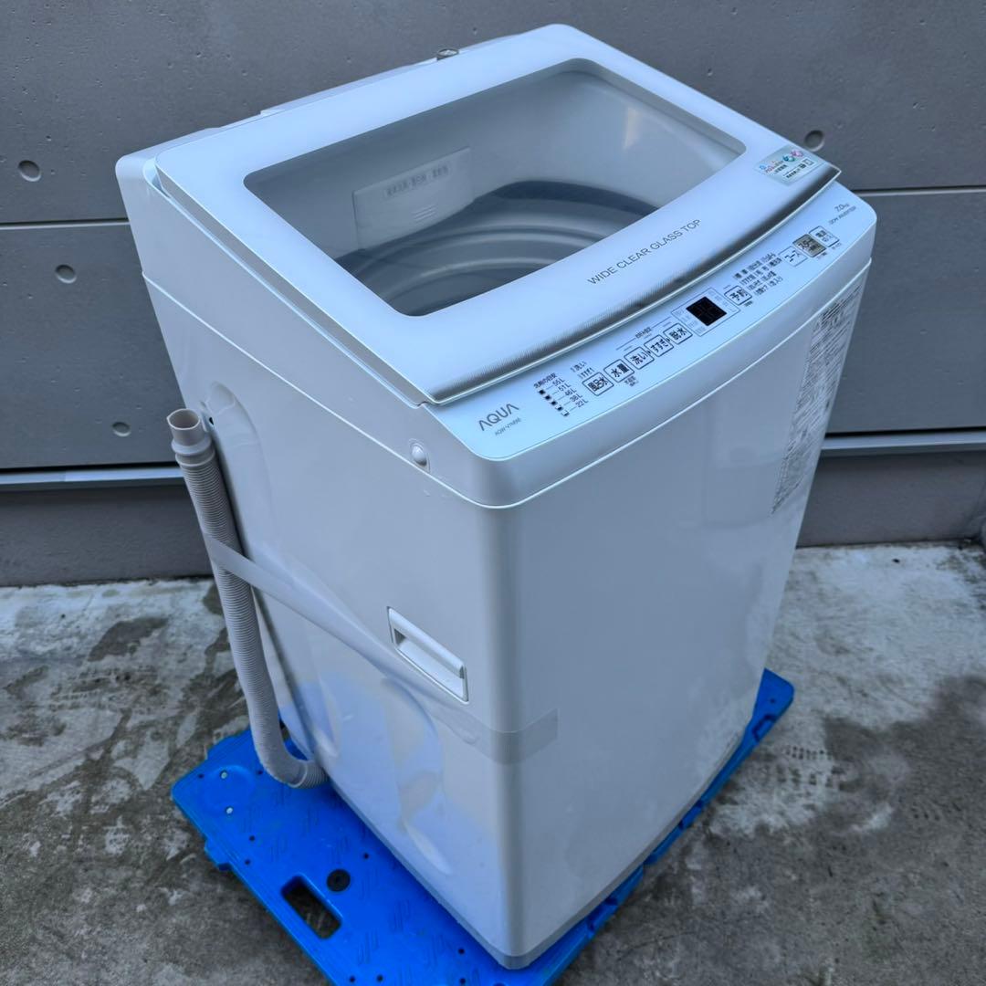 233⭐️2022年製美品★アクア　洗濯機　7KG インバーター　一人暮らし
