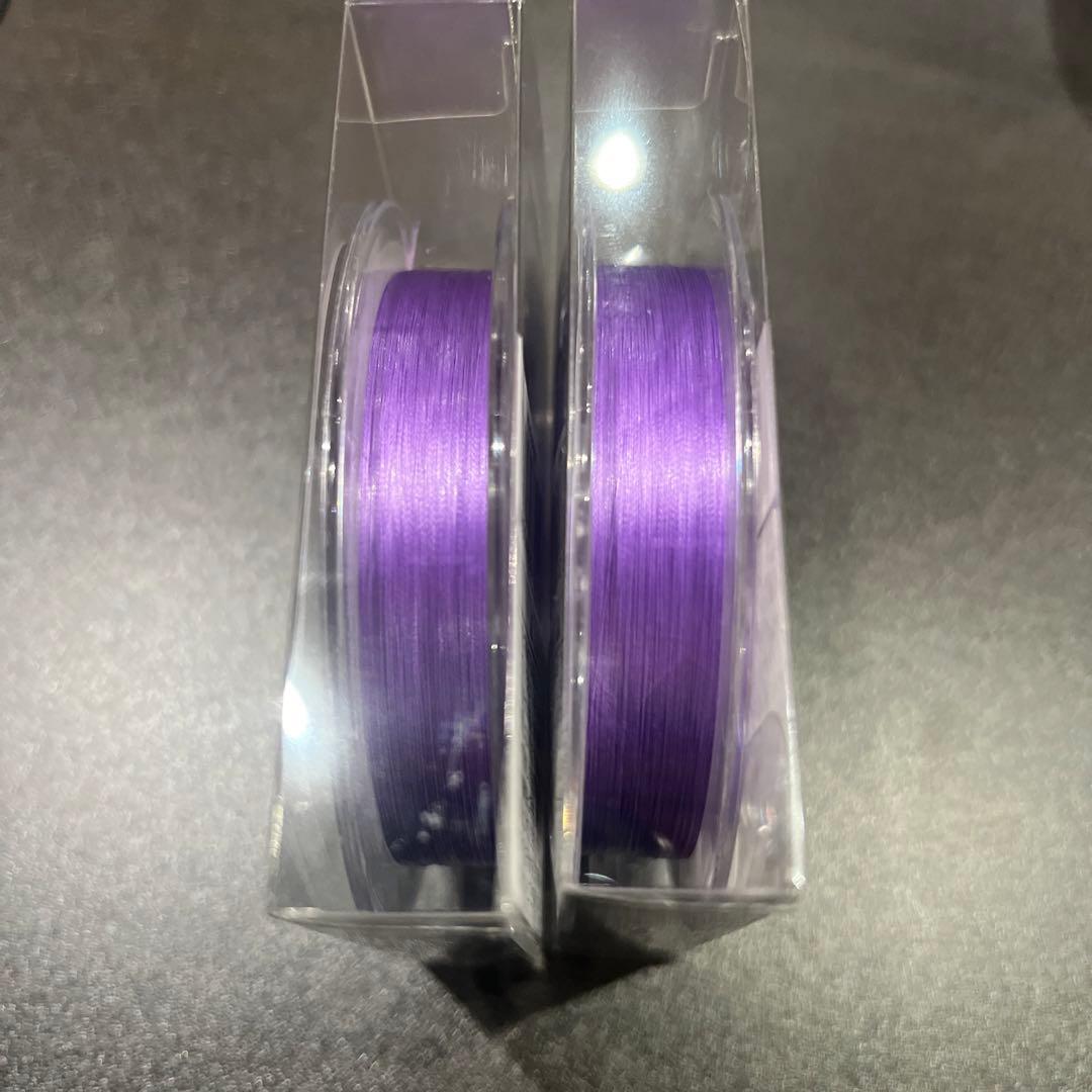 スクイッドマニア　PEライン　ステルスパープル　0.5号210m 2個セット