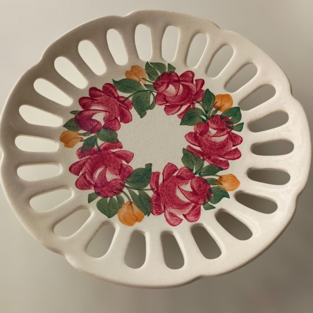 陶器皿5枚セット　ポーランド　ビンテージ　レトロ　壁掛け皿