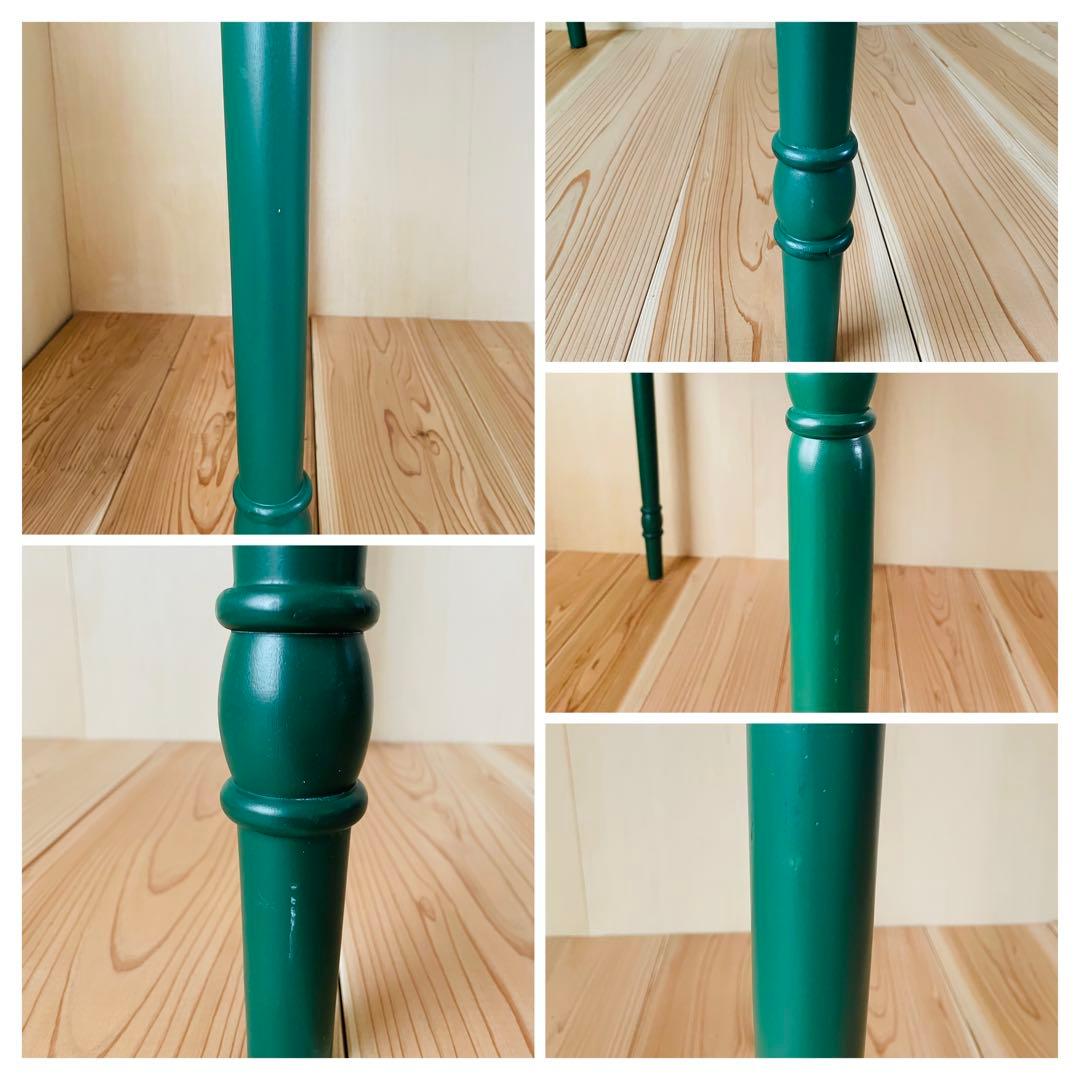 マホガニー材/デスク/机/テーブル/花台/飾り台/ろくろ脚/カフェ/アンティーク