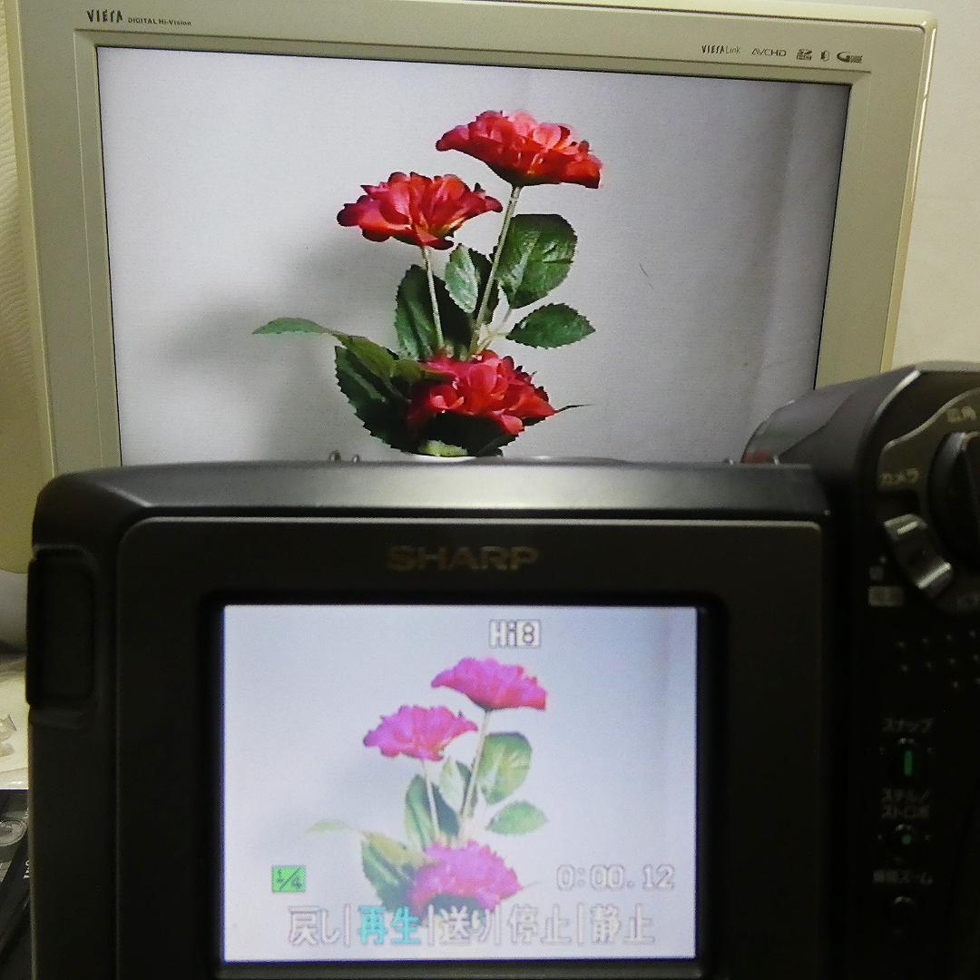 動作良好　Video.Hi8 シャープVL-HL50 8ミリビデオカメラDVD化