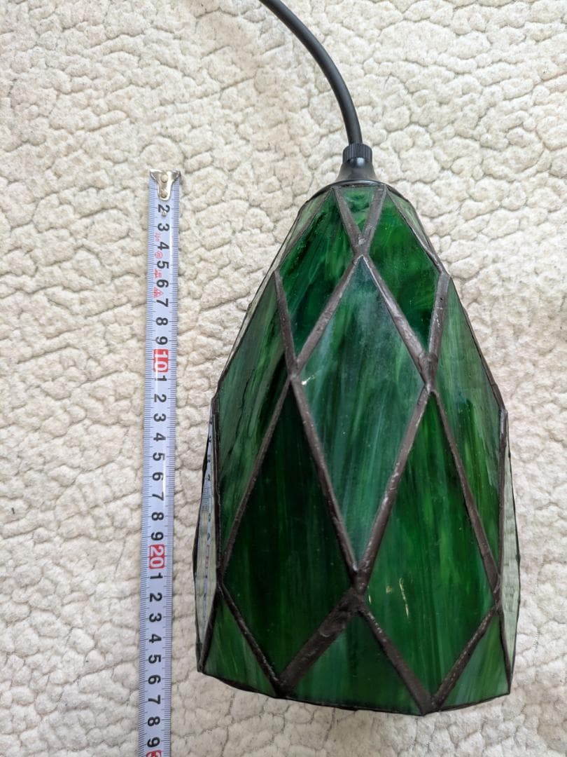 レトロな照明器具　天井照明　ステンドグラス　maxray