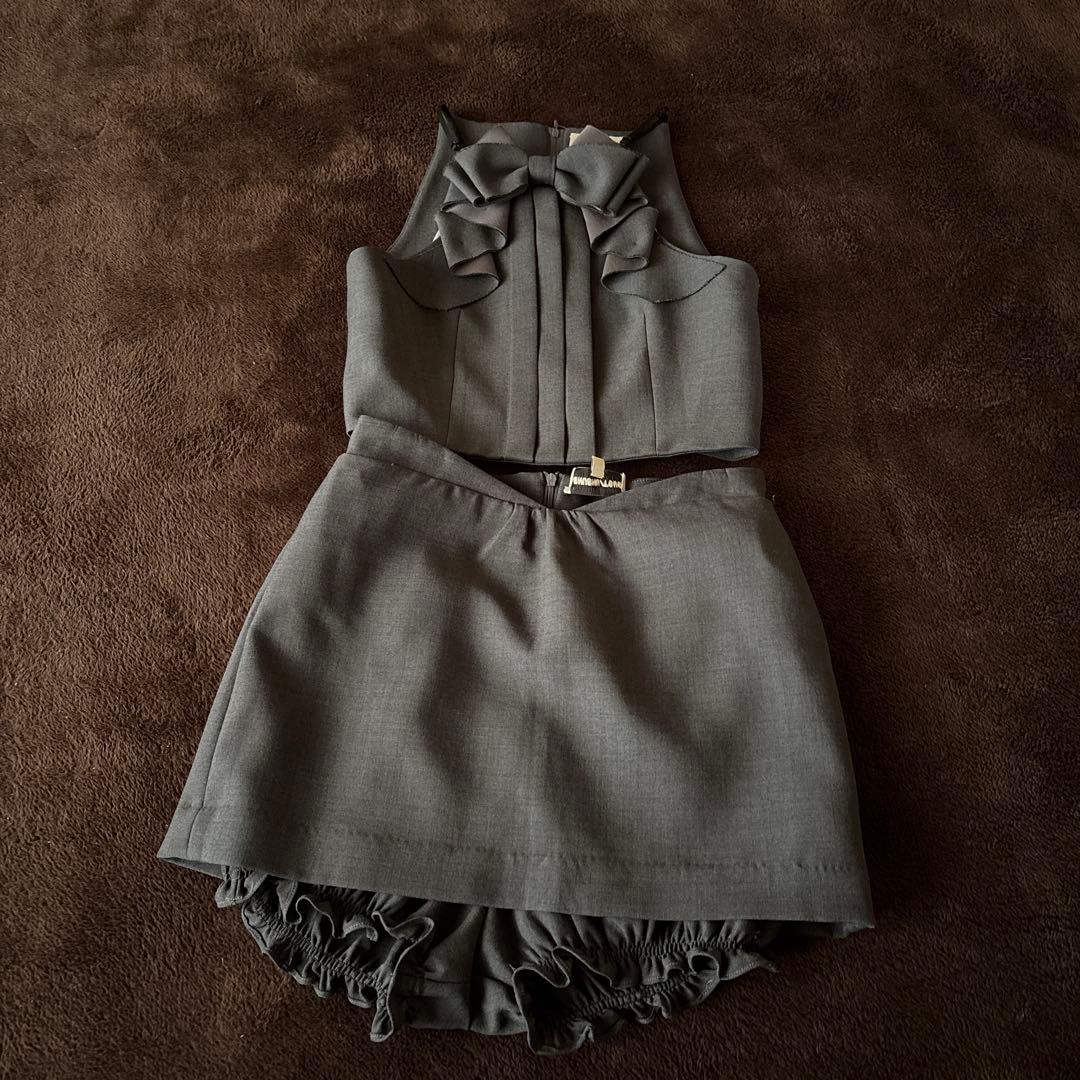 shushutong キャミソール　ダブルレイヤードスカ