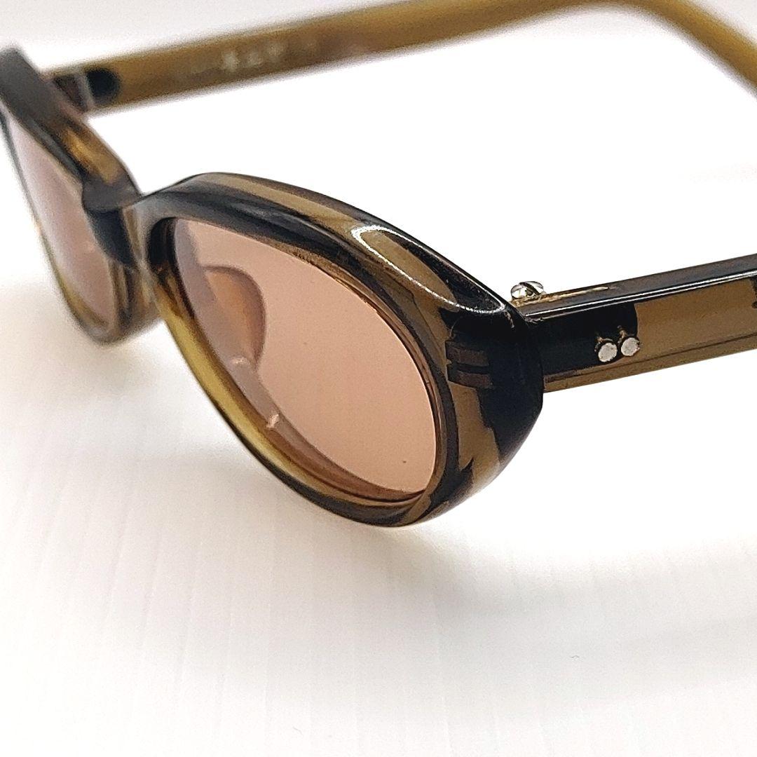 【手造】職人ブランド「小竹長兵衛作」セルロイド製メガネブラウン