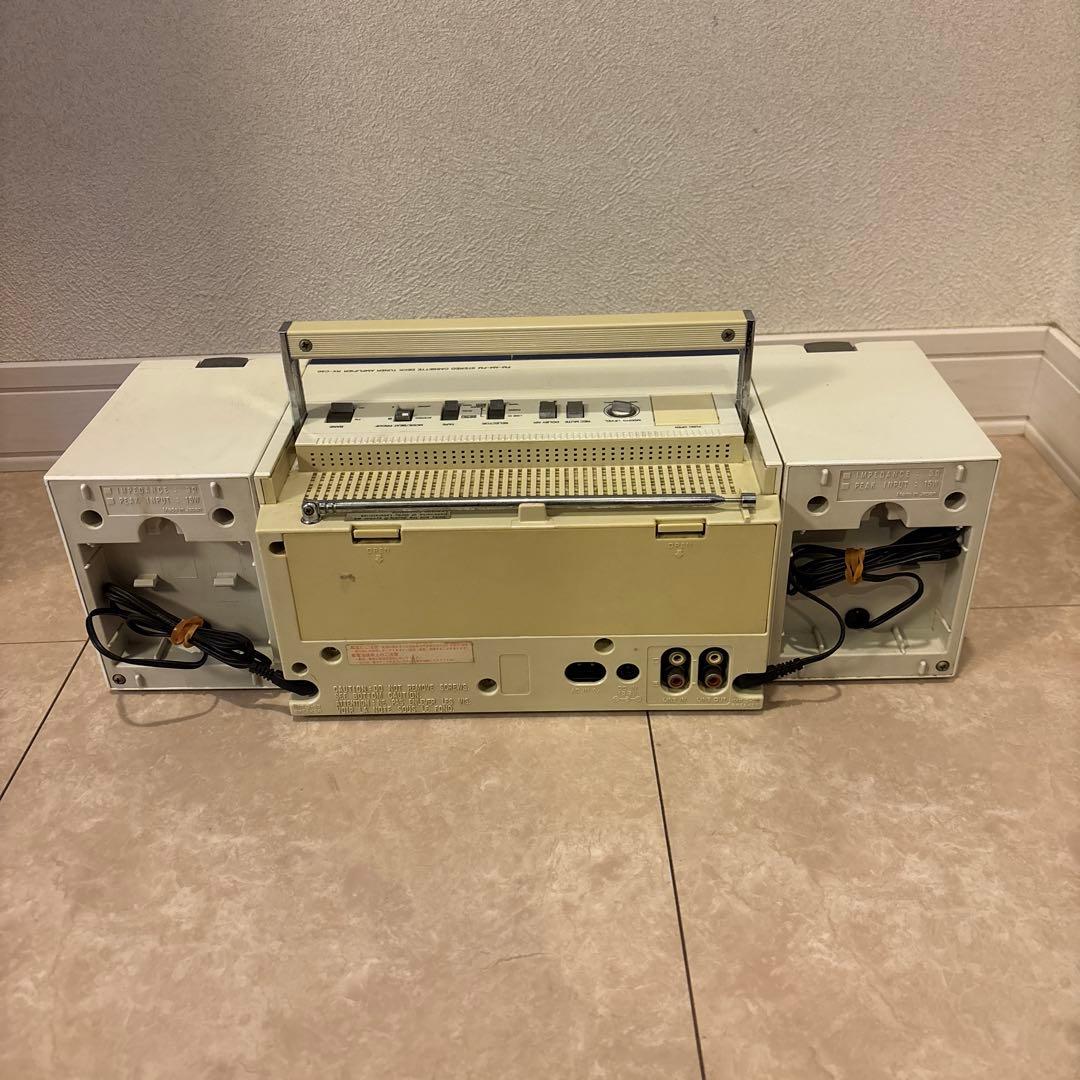 ★ジャンク★ National RX-C50スピーカー分離型 ラジカセ