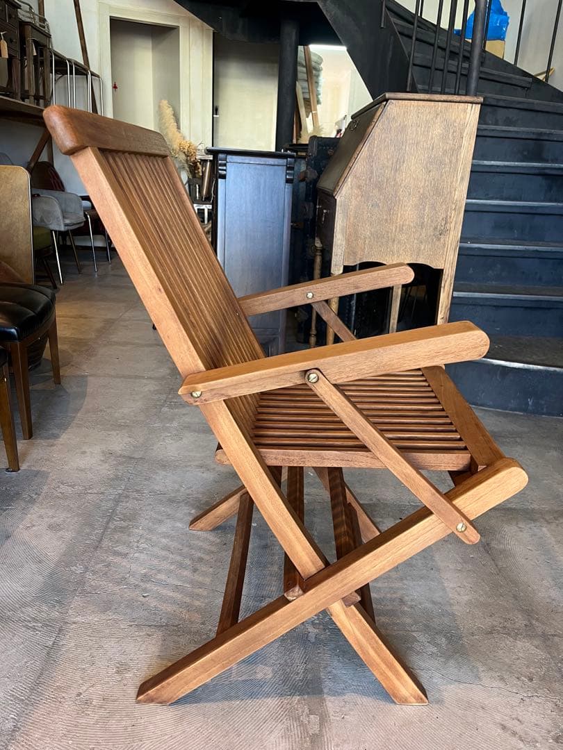 ガーデンチェア　折りたたみ　チーフ材