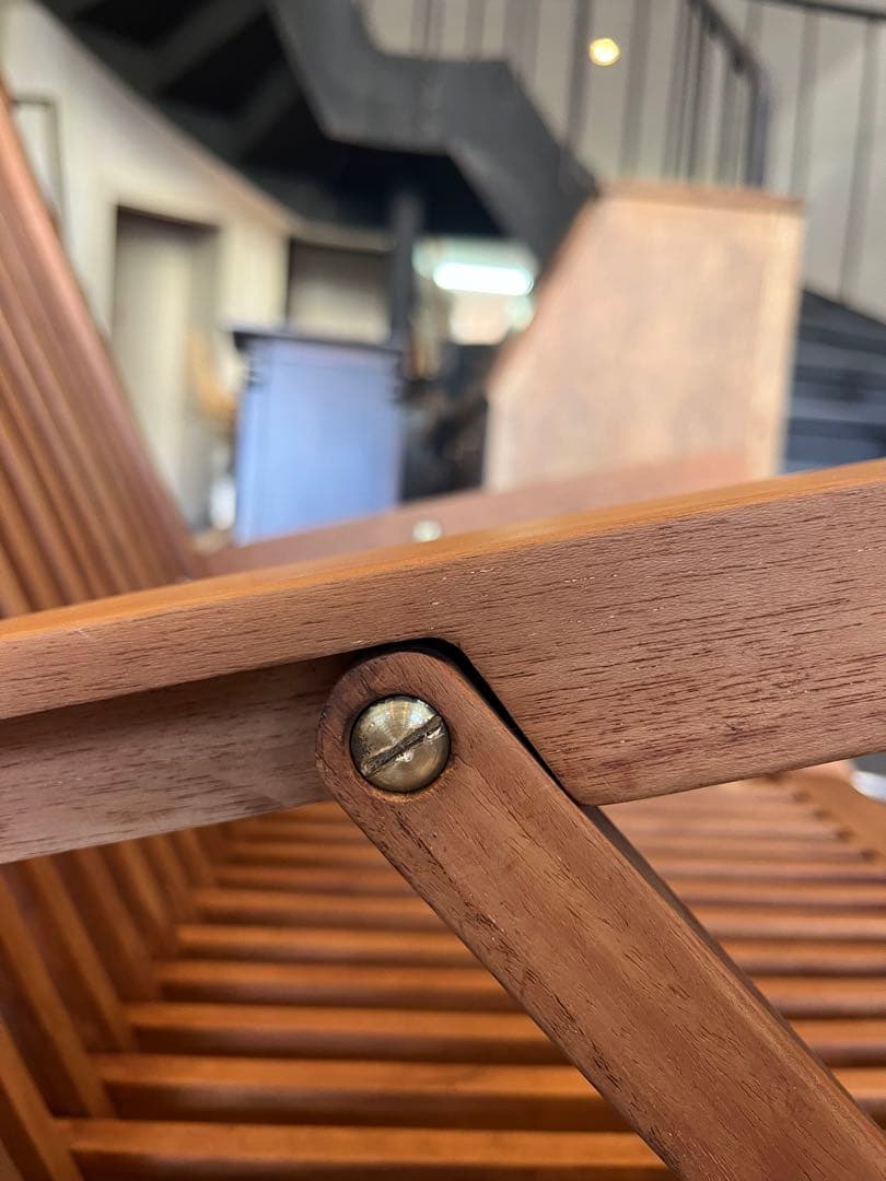 ガーデンチェア　折りたたみ　チーフ材