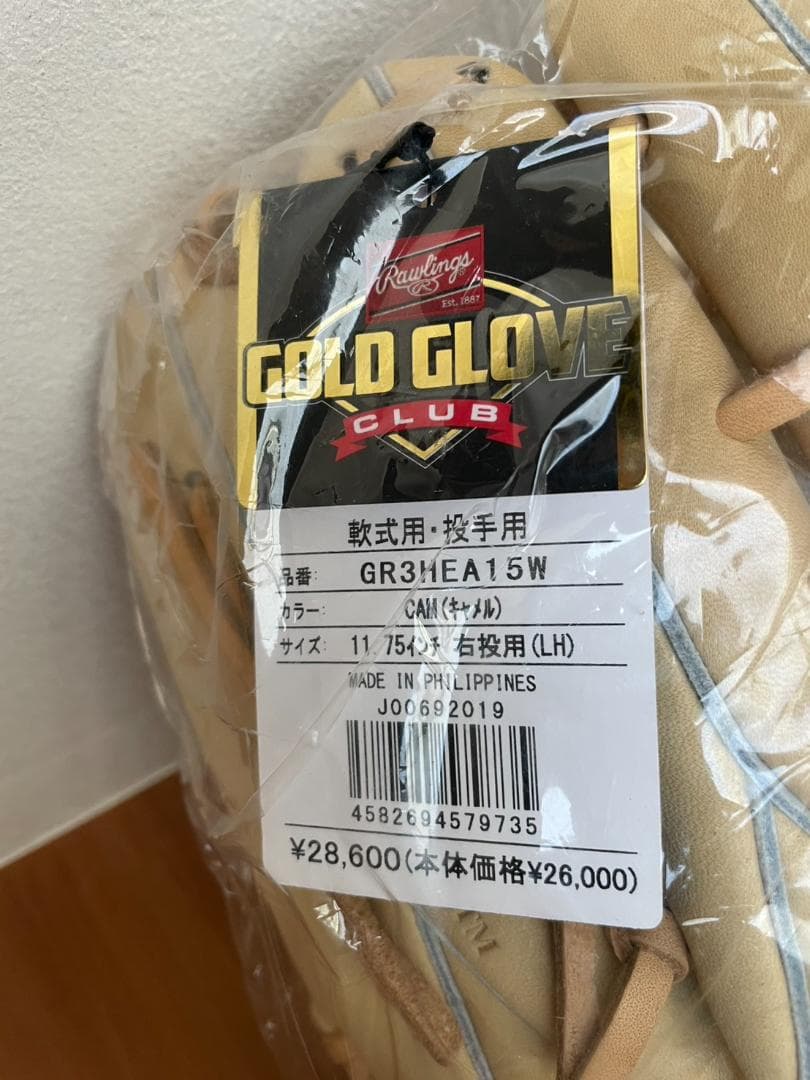 Rawlings 軟式 右投げ HOH PRO EXCEL GR3HEA15W