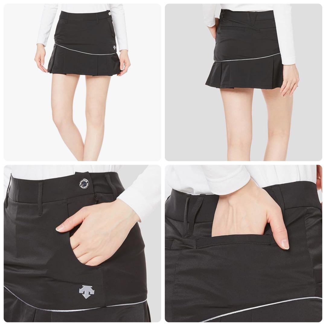 極美品　近年　デサントゴルフ 　セットアップ　ポロシャツ　プリーツスカート