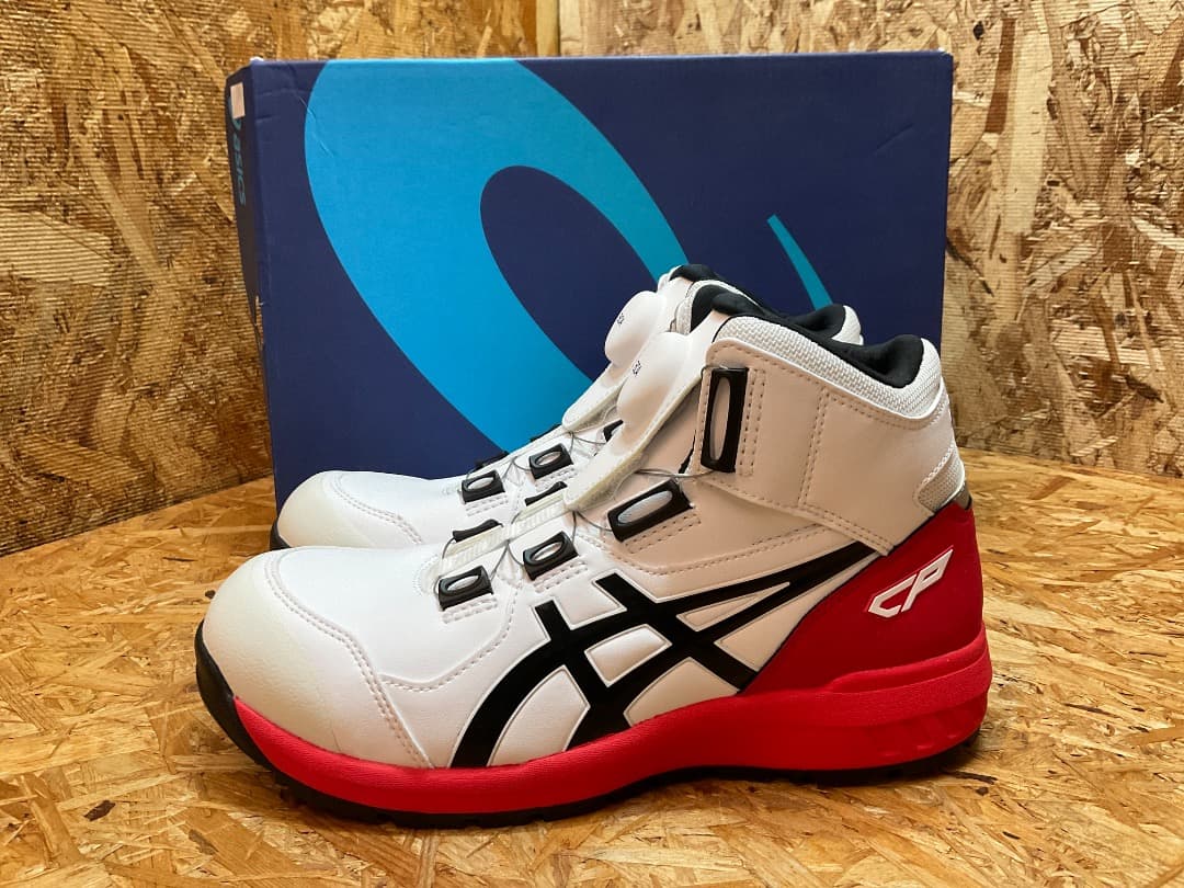 未使用 asics WINJOB CP304 BOA 安全靴 24.5 WIDE