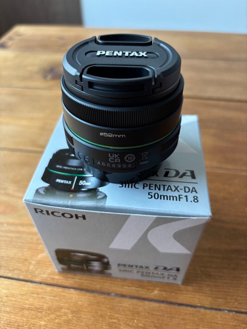 【新品】PENTAX SMC PENTAX-DA 50mm F1.8