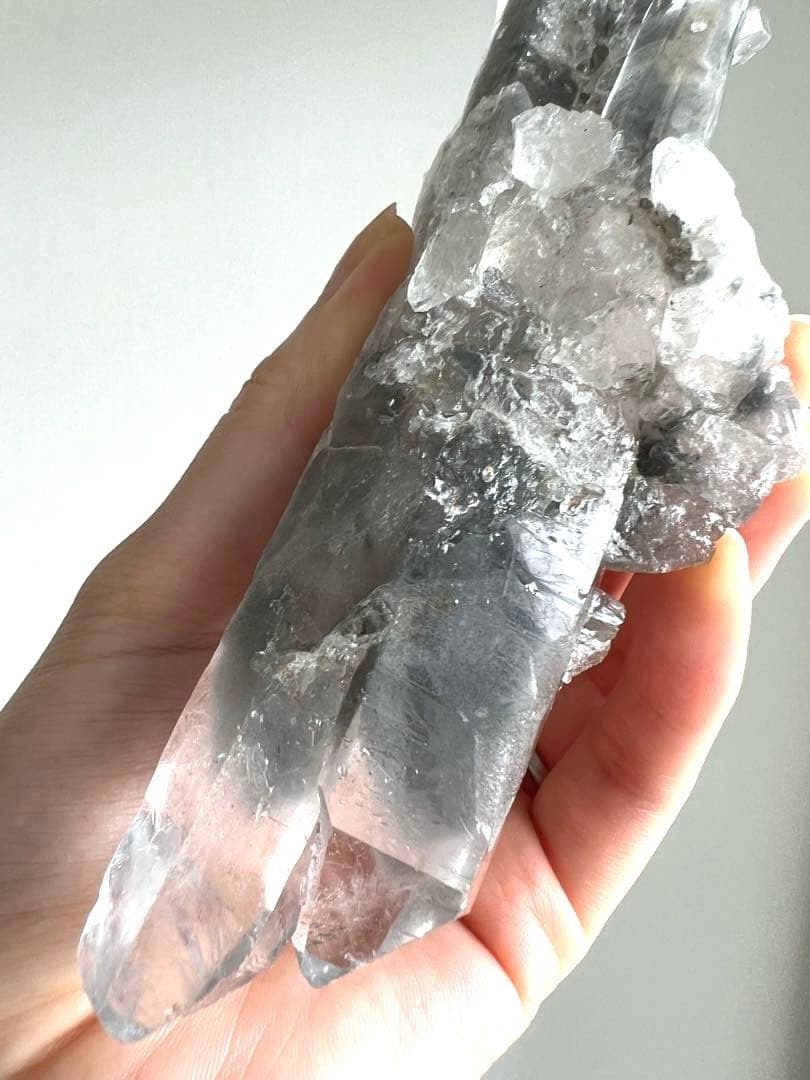 美✨超希少✨AAAA幻グレーリチウム ファントム レムリアン✨天使の翼DTワンド