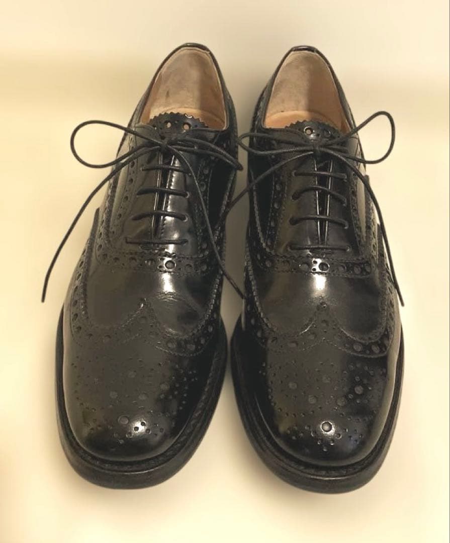 最終【美品】church's チャーチ　バーウッド(24.5cm)木製キーパー付