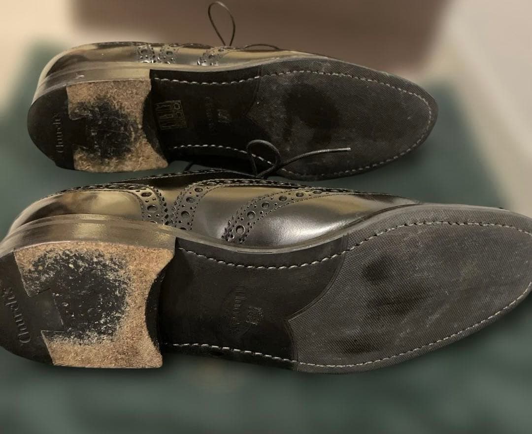 最終【美品】church's チャーチ　バーウッド(24.5cm)木製キーパー付