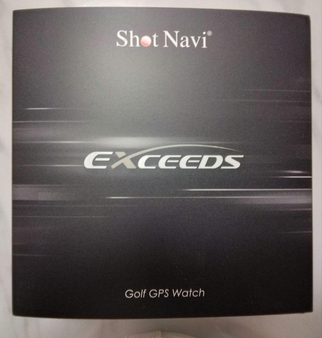 ショットナビEXCEEDS ゴルフ GPS ウォッチ ホワイト