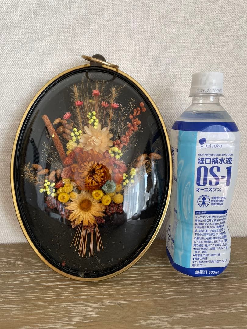 アンティークガラスドームフレーム