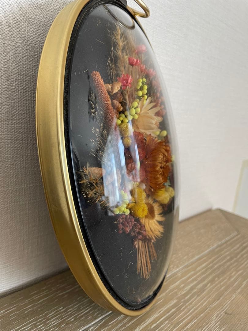 アンティークガラスドームフレーム