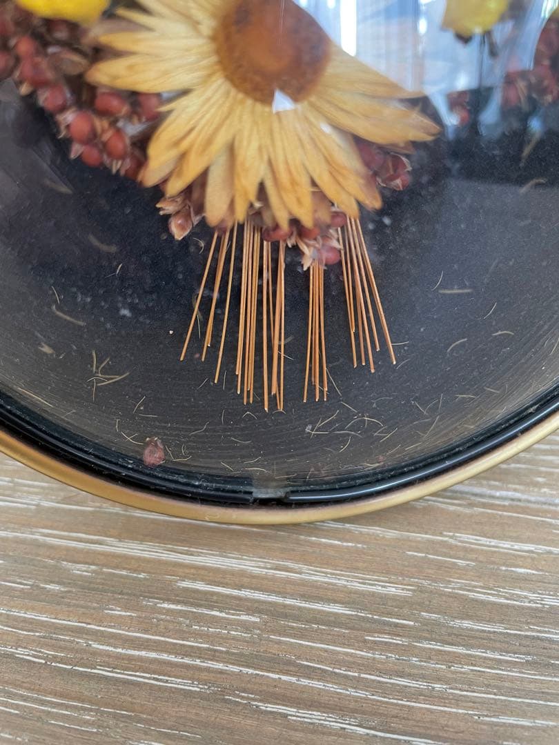 アンティークガラスドームフレーム