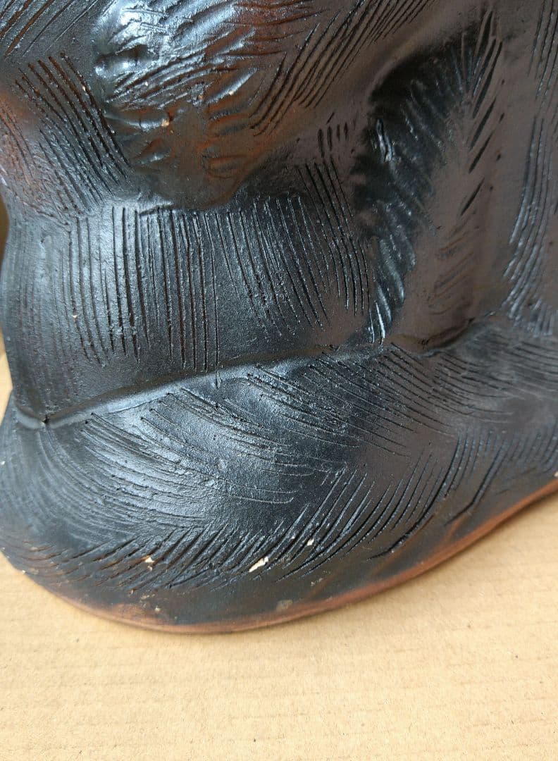 信楽焼 宗陶苑 夫婦たぬき 高さ約32cm