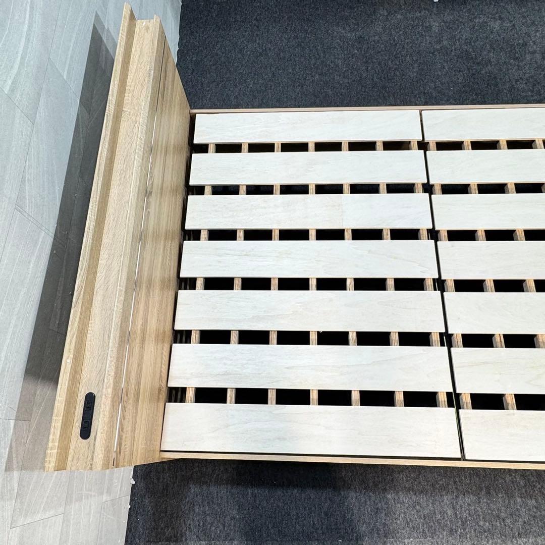 マナベインテリア ベッドフレーム ダブルサイズ 格安 お買い得 d5288