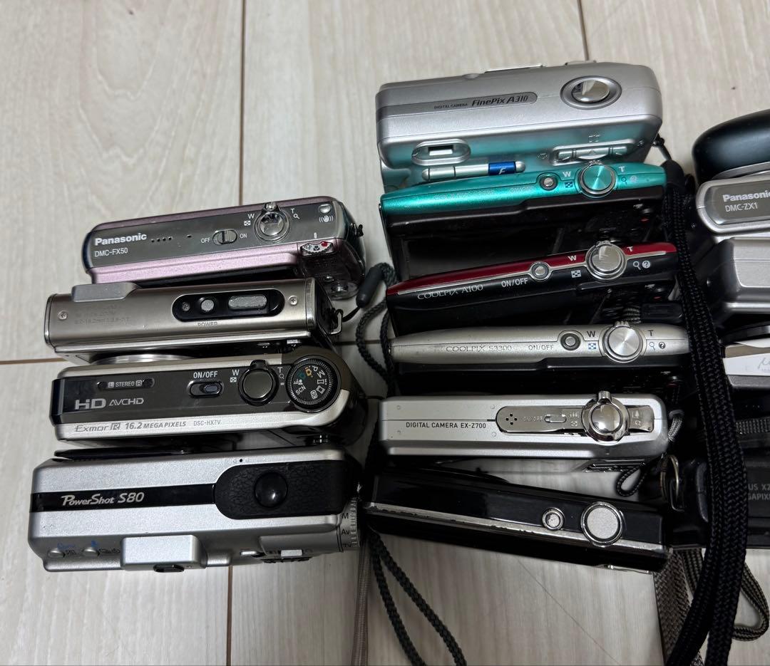 デジタルカメラ　20点セット　(未確認) (ジャンク品)