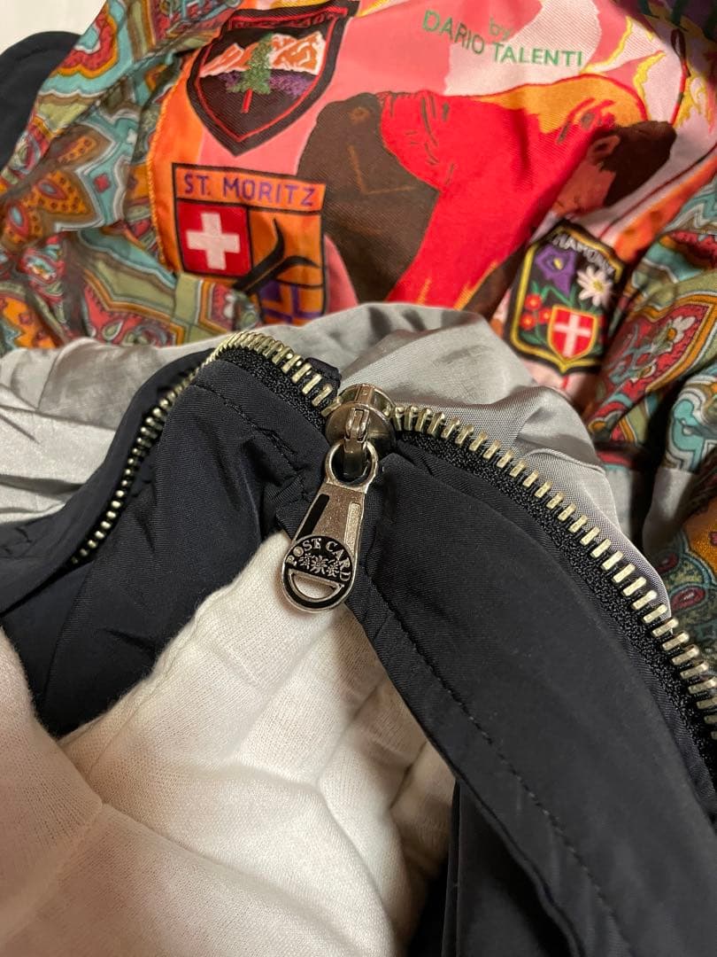 激レア POST CARDイタリア製 スキースーツ ジャンプスーツ