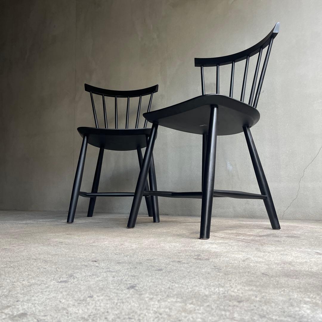 FDB モブラー J46 チェア グレー 北欧チェア　2脚セット