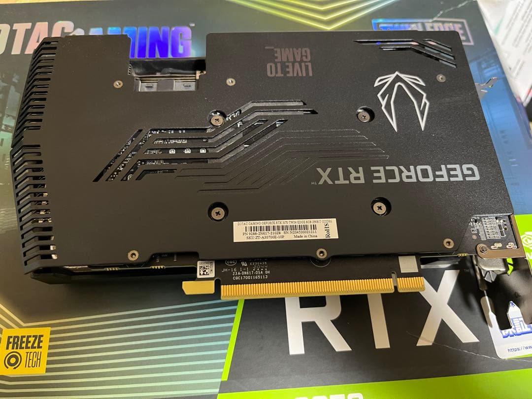グラフィックボード・グラボ・ビデオカード RTX3070 zotac twin edge