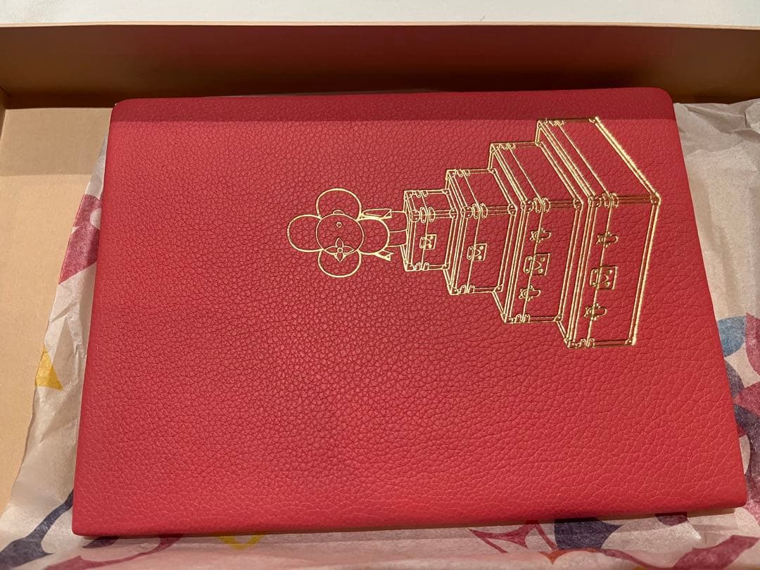 LOUIS VUITTON ノート レッド