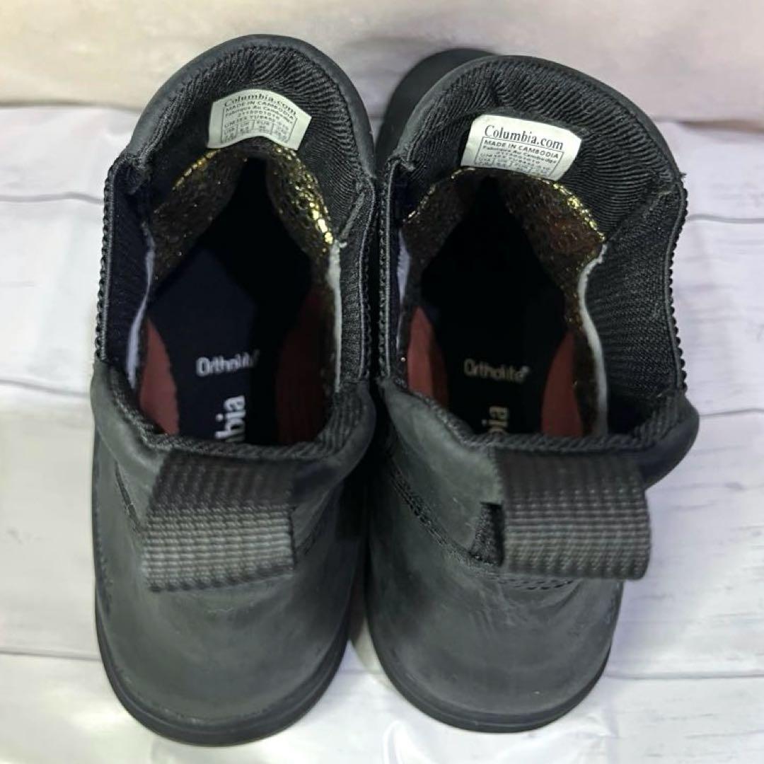 コロンビア サップランド スリーラックス サイドゴアブーツ Columbia 黒