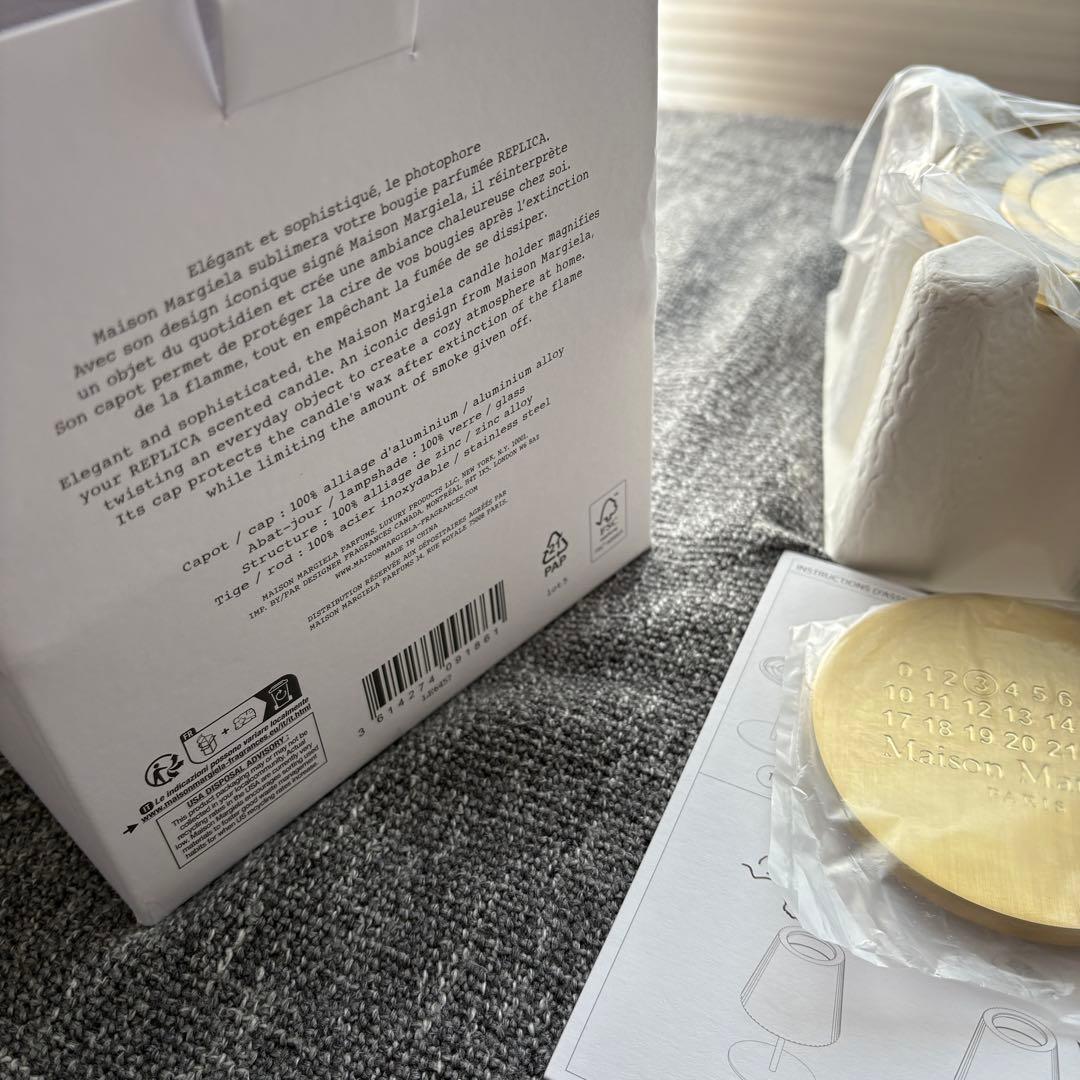 メゾン マルジェラ　レプリカ ゴールデン キャンドルホルダー 限定品