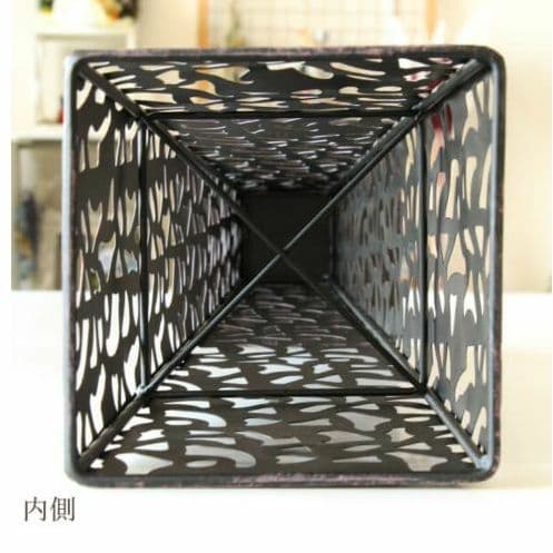 【新品未使用】アイアン フラワースタンド ブラック