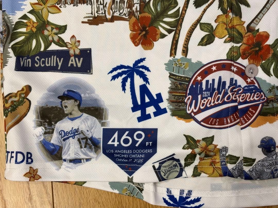 ⭐️非売品・2025最新⭐️大谷翔平 限定サインアロハユニフォーム50/50CLUB