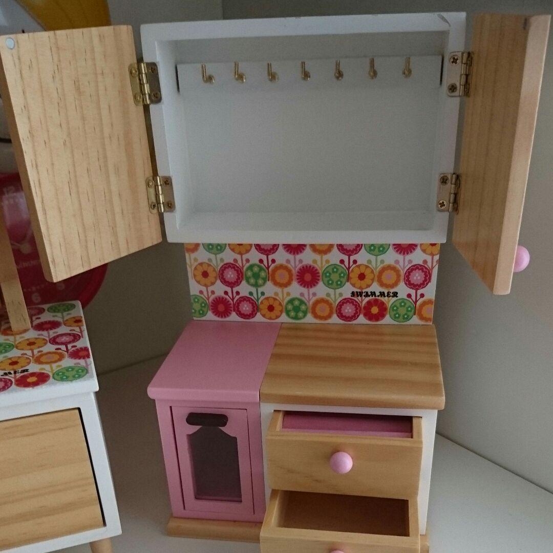ミニ家具 人形 ドレッサー リカちゃん ブライス ドール アクセサリー 収納