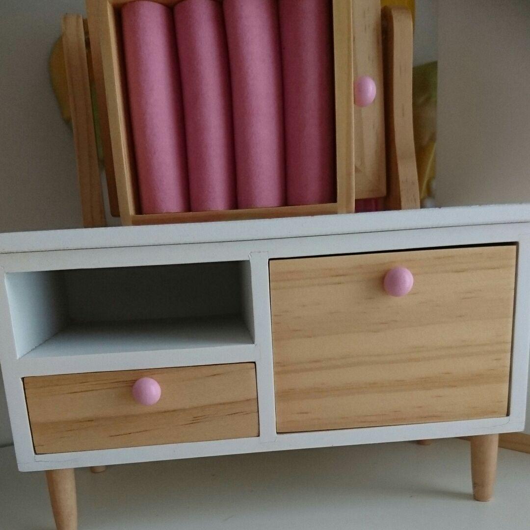 ミニ家具 人形 ドレッサー リカちゃん ブライス ドール アクセサリー 収納