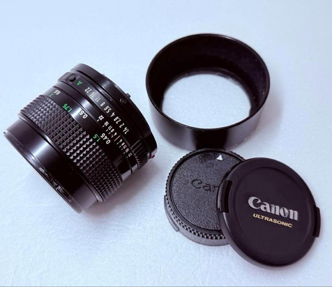 Canon AE-1 & New FD 50mm F1.4 各動作良好