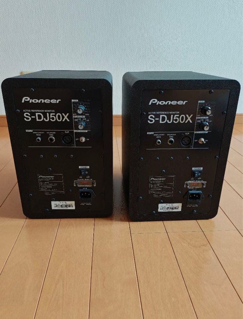 【箱有り】Pioneer DJ S-DJ50X スピーカー　XLR端子セット付き
