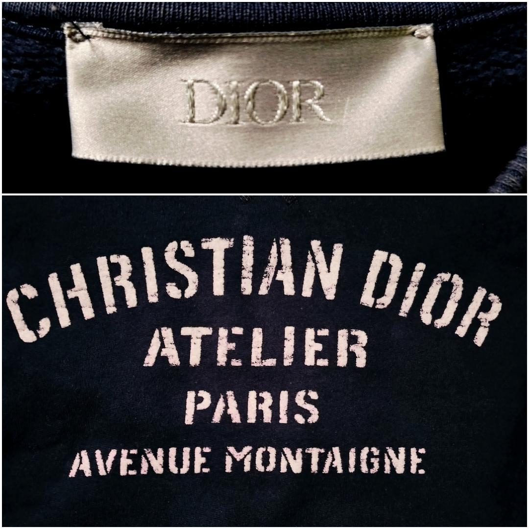 Dior ATELIER ディオール アトリエ ロゴ スウェット XL ネイビー